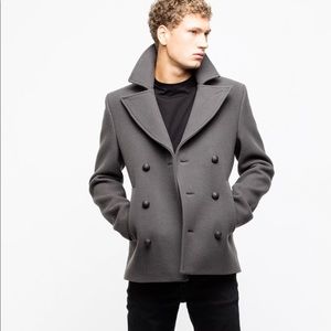 ZADIG&VOLTAIR Maxim Wool Coat Gray size 48/M